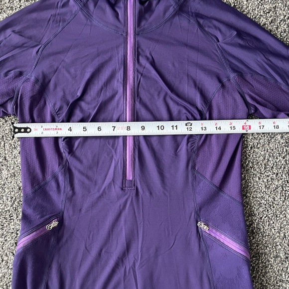 lululemon athletica Half Zip Running Jacket Size 8 - Picture 6 of 10